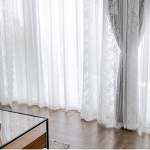 画像をギャラリービューアに読み込む, 【オーダー可】Flora Double Layer Curtain 姫系花柄二重カーテン