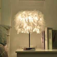 Load image into Gallery viewer, White Feather Lamp ホワイト羽のランプ