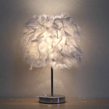 Load image into Gallery viewer, White Feather Lamp ホワイト羽のランプ
