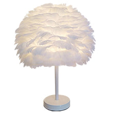 Load image into Gallery viewer, White Feather Lamp ホワイト羽のランプ