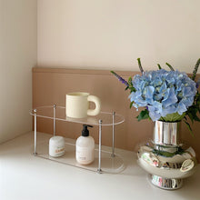 画像をギャラリービューアに読み込む, Acrylic Double/Triple Shelf アクリル2段/3段収納棚