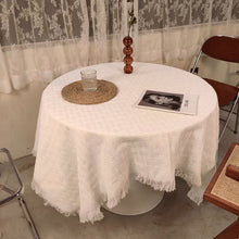画像をギャラリービューアに読み込む, Fringe Lace Tablecloth フリンジテーブルクロス(多色展開)
