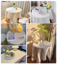 画像をギャラリービューアに読み込む, Fringe Lace Tablecloth フリンジテーブルクロス(多色展開)