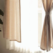 画像をギャラリービューアに読み込む, 【オーダー可】Gingham Check Curtain ギンガムチェックカーテン