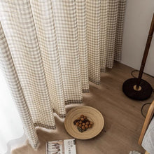 画像をギャラリービューアに読み込む, 【オーダー可】Gingham Check Curtain ギンガムチェックカーテン