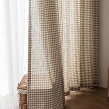 画像をギャラリービューアに読み込む, 【オーダー可】Gingham Check Curtain ギンガムチェックカーテン