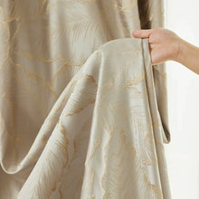 画像をギャラリービューアに読み込む, 【オーダー可】Luxury Gold Leaf Curtain 贅沢リーフ柄金箔カーテン