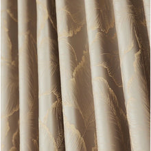 画像をギャラリービューアに読み込む, 【オーダー可】Luxury Gold Leaf Curtain 贅沢リーフ柄金箔カーテン