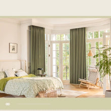 画像をギャラリービューアに読み込む, 【オーダー可】Chenille Cross Stripe Curtain シェニール織クロスストライプカーテン