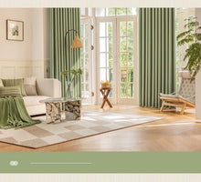 画像をギャラリービューアに読み込む, 【オーダー可】Chenille Cross Stripe Curtain シェニール織クロスストライプカーテン