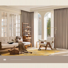 画像をギャラリービューアに読み込む, 【オーダー可】Chenille Cross Stripe Curtain シェニール織クロスストライプカーテン