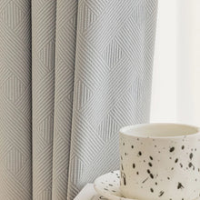 画像をギャラリービューアに読み込む, 【オーダー可】Chenille Cross Stripe Curtain シェニール織クロスストライプカーテン