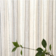 画像をギャラリービューアに読み込む, 【オーダー可】Blue Stripe Linen Curtain ブルーストライプリネンカーテン
