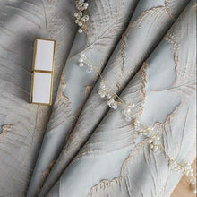 画像をギャラリービューアに読み込む, 【オーダー可】Luxury Gold Leaf Curtain 贅沢リーフ柄金箔カーテン