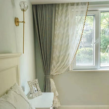 画像をギャラリービューアに読み込む, 【オーダー可】Luxury Gold Leaf Curtain 贅沢リーフ柄金箔カーテン