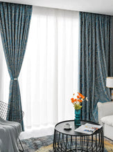 画像をギャラリービューアに読み込む, 【オーダー可】Luxury Gold Leaf Curtain 贅沢リーフ柄金箔カーテン