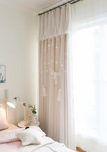 画像をギャラリービューアに読み込む, 【オーダー可】Romantic Star Double Layer Curtains ver.2 星柄の二重カーテンアップグレード版