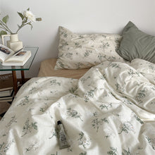 Load image into Gallery viewer, Vintage Gardenia Bedding Set クチナシ花柄の寝具カバーセット