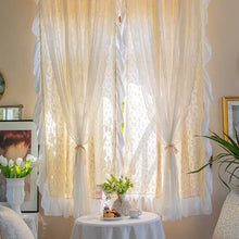 Load image into Gallery viewer, Daisy Double Layer Curtain デイジー柄二重カーテン