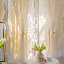 Load image into Gallery viewer, Daisy Double Layer Curtain デイジー柄二重カーテン