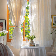 Load image into Gallery viewer, Daisy Double Layer Curtain デイジー柄二重カーテン