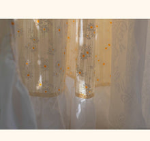 Load image into Gallery viewer, Daisy Double Layer Curtain デイジー柄二重カーテン