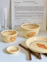 画像をギャラリービューアに読み込む, Creamy Bread Tableware クリームパン食器