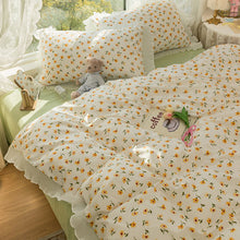 画像をギャラリービューアに読み込む, Fresh Floral Bedding Set 春の花寝具カバー3点/4点セット(三色展開)