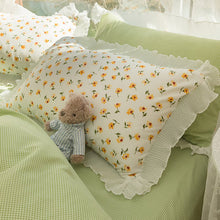 画像をギャラリービューアに読み込む, Fresh Floral Bedding Set 春の花寝具カバー3点/4点セット(三色展開)