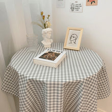 画像をギャラリービューアに読み込む, Korean Check Tablecloth 韓国風チェックテーブルクロス(8色展開)