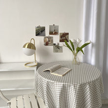 画像をギャラリービューアに読み込む, Korean Check Tablecloth 韓国風チェックテーブルクロス(8色展開)