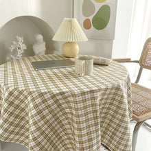 画像をギャラリービューアに読み込む, Korean Check Tablecloth 韓国風チェックテーブルクロス(8色展開)