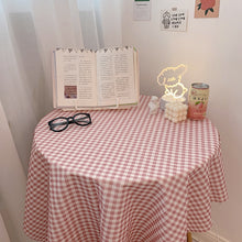 画像をギャラリービューアに読み込む, Korean Check Tablecloth 韓国風チェックテーブルクロス(8色展開)