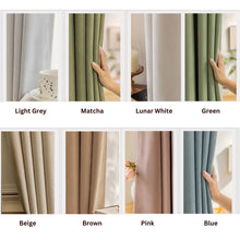 画像をギャラリービューアに読み込む, 【オーダー可】Chenille Cross Stripe Curtain シェニール織クロスストライプカーテン