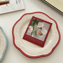 画像をギャラリービューアに読み込む, French Embossed Flower Plate 浮き彫りフラワープレート
