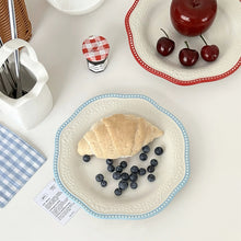 画像をギャラリービューアに読み込む, French Embossed Flower Plate 浮き彫りフラワープレート
