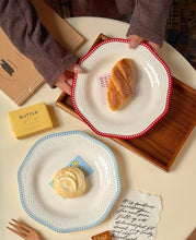 画像をギャラリービューアに読み込む, French Embossed Flower Plate 浮き彫りフラワープレート
