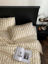 画像をギャラリービューアに読み込む, Nordic Black Stripe Bedding Set ブラックストライプ寝具カバーセット
