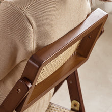 画像をギャラリービューアに読み込む, Rattan Folding Chair ラタン折りたたみチェア
