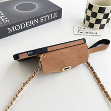 Load image into Gallery viewer, Pocket Wallet Shoulder iPhone Case ポケット付きショルダーiPhoneケース
