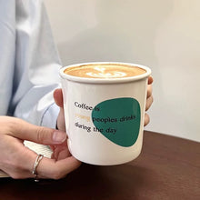 Load image into Gallery viewer, Paper Cup Shaped Ceramic Mug 紙コップ型セラミックカップ
