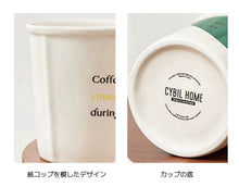 Load image into Gallery viewer, Paper Cup Shaped Ceramic Mug 紙コップ型セラミックカップ
