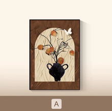 Load image into Gallery viewer, Persimmon Decorative Painting 柿のインテリア絵画｜壁アート
