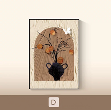 Load image into Gallery viewer, Persimmon Decorative Painting 柿のインテリア絵画｜壁アート
