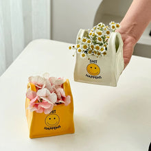 Load image into Gallery viewer, Ceramic Mini Tote Storage セラミックミニトート型収納
