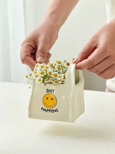 Load image into Gallery viewer, Ceramic Mini Tote Storage セラミックミニトート型収納
