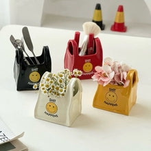 Load image into Gallery viewer, Ceramic Mini Tote Storage セラミックミニトート型収納
