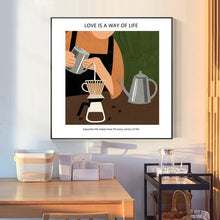 Load image into Gallery viewer, Coffee Time Hanging Painting お家カフェ壁アート
