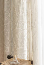 Load image into Gallery viewer, 【オーダー可】Vintage Fern Relief Voile Curtain ヴィンテージフェルンレリーフカーテン
