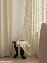 Load image into Gallery viewer, 【オーダー可】Vintage Fern Relief Voile Curtain ヴィンテージフェルンレリーフカーテン
